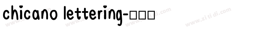 chicano lettering字体转换